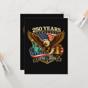 Convite 250 Anos Aniversário de 250 anos dos EUA