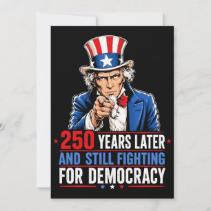 Convite 250 anos depois e ainda lutando pela democracia