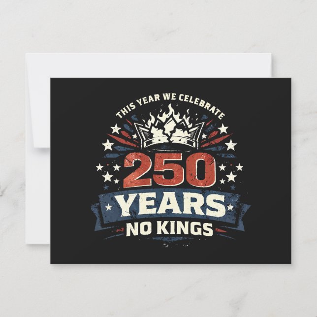 Convite 250 Anos Sem Reis Patriota (Frente)