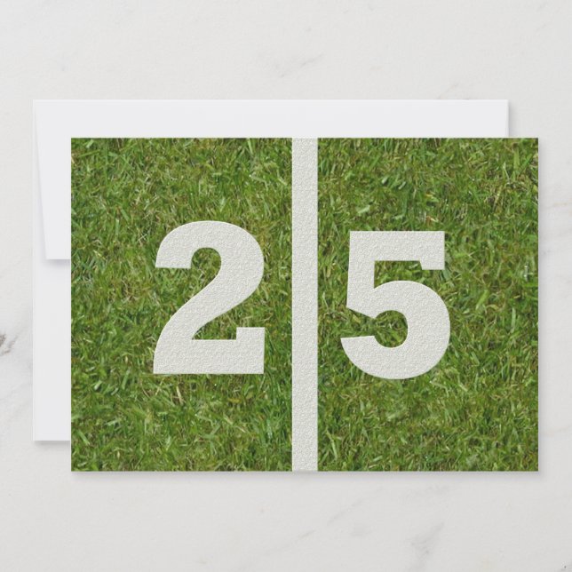 Convite 25 Festa de aniversário! (Frente)