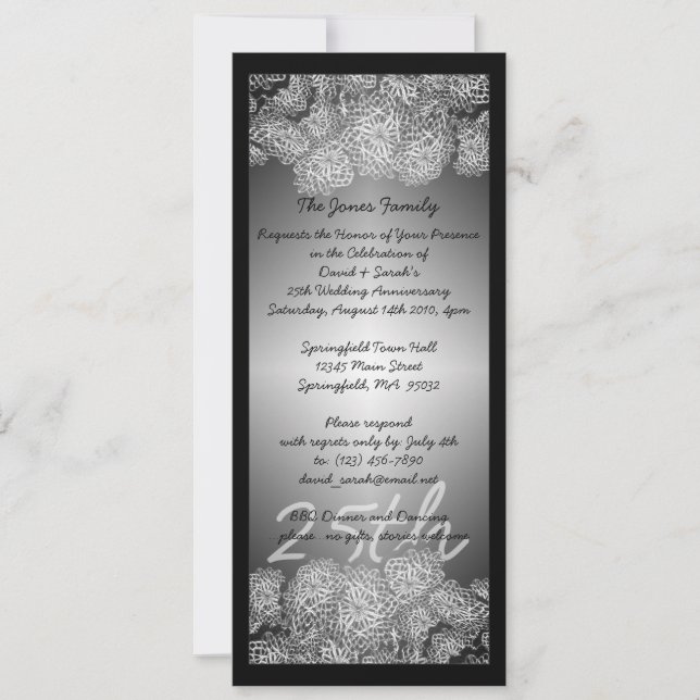 Convite 25o Aniversário (Frente)