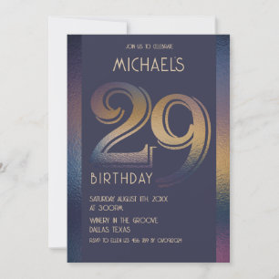 Convite 29.o aniversário