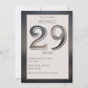 Convite 29.o aniversário