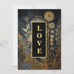 Convite *~ 29 RSVP AR26 QR Casamento vintage DE AMOR DE re