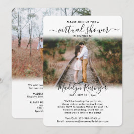 Convite 2 Chá de panela Virtual de Longa Distância do Scri