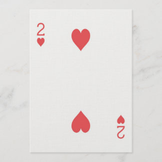 Convite 2 de Corações Jogando Cartaz Las Vegas Casamento