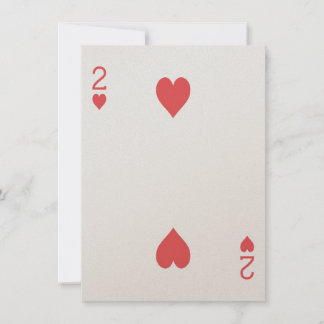 Convite 2 de Corações Jogando Cartaz Las Vegas Casamento d