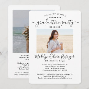 Convite 2 Desfile de carro de Festa de formatura por unida