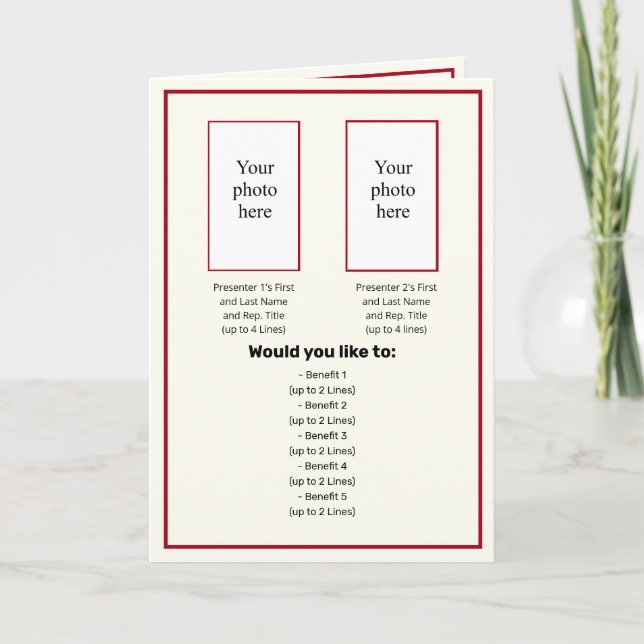 Convite 2 Hdsh./Logo Burgu./Cream II Hybrid Sem. (Frente)