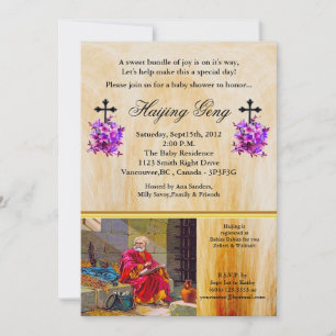 Convite 2 Timothy 4:6-8 Eu Terminei O Chá de fraldas