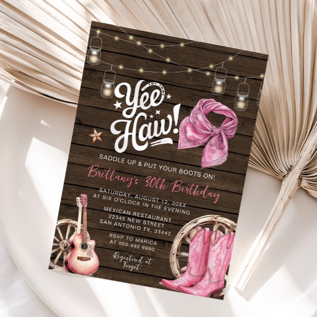 Convite 30 da Rússia Ocidental, 40º Aniversário da Cowgirl (Criador carregado)