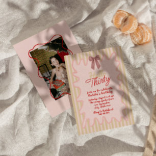 Convite 30 pintou Alô, 30 fotos divertidas, Aniversário