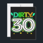 Convite 30th Birthday 30 Dirty<br><div class="desc">✅Awesome Gift: Perfect gift for Valentines day, birthday, anniversary, Christmas, Thanksgiving day and any other specail days to wife, husband, girlfriend, boyfrined, mom, sister, family and friends. ✅Occasions: This cozy quilts throw are great for a picnic at the park, snuggling while watching TV, relaxing on the sofa, or as a...</div>