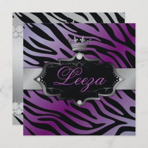 Convite 311-Barroco Princesa Premium Metálico