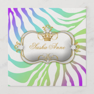 Convite 311 Ciao Bella Zebra Ametist Rainbow Kiss