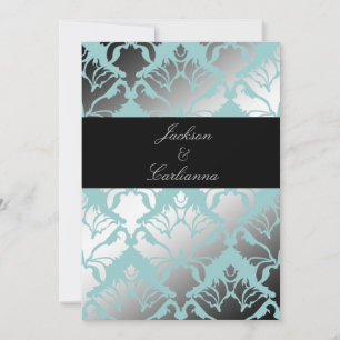 Convite 311-Damask Shimmer Mint Convida
