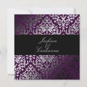 Convite 311-Dazzling Damask Blackberry
