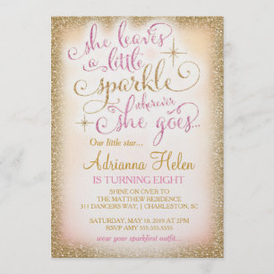 Convite 311 Ela deixa um pouco de brilho onde quer que vá