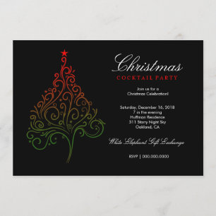 Convite 311-Magical Christmas Tree Invite