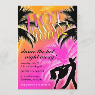 Convite 311 Noites de Hot Havana Convidam Preto