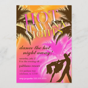 Convite 311 noites quentes de Havana convidam