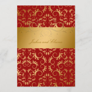 Convite 311-Ouro diVine Vermelho doce de cereja