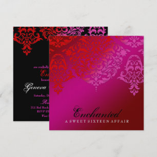 Convite 311 Papel Metálico Encantado Mon Cherie Damask