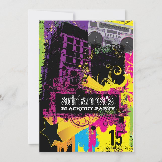 Convite 311 Partido do Blecaute Urbano (Frente)