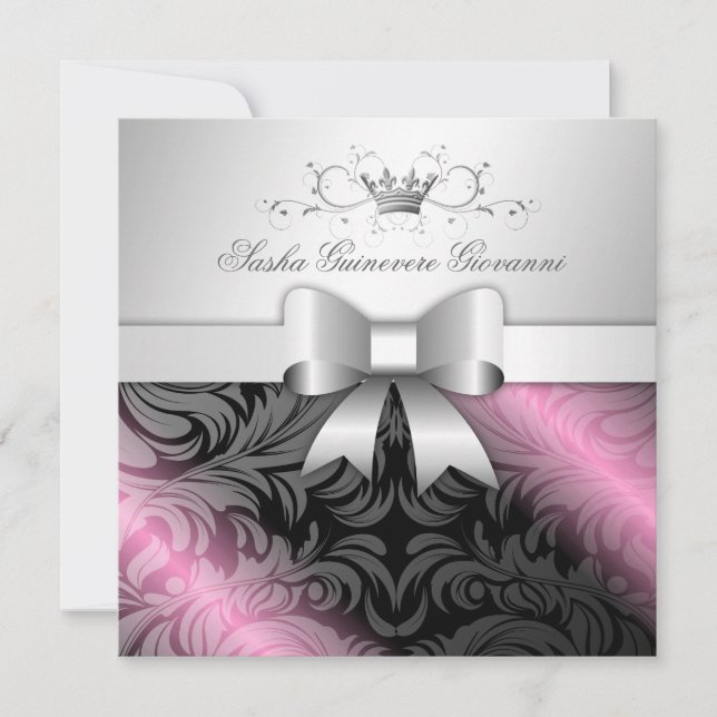 Convite 311-Sweet doce 16 do arco do melaço | (Frente)