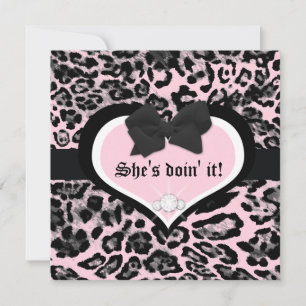 Convite 311 Wild at Heart Berry Flirt