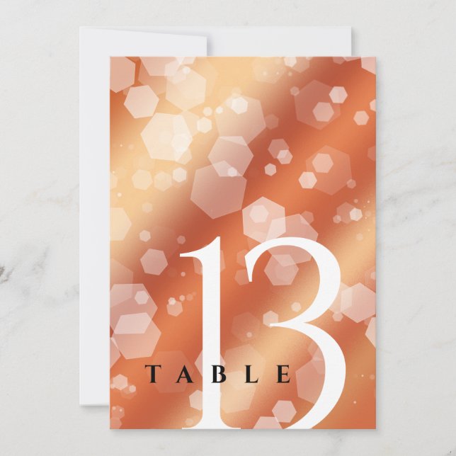 Convite 32º aniversário de casamento em Bronze, chic (Frente)