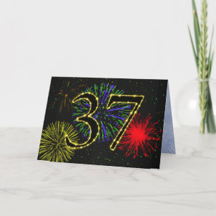 Convite 37th Birthday Party Invitation
