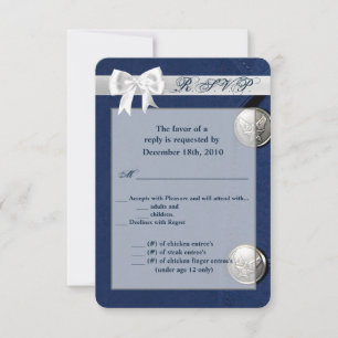 Convite 3,5x5 R.S.V.P. Placa Air Force Classe A Uniform Dr