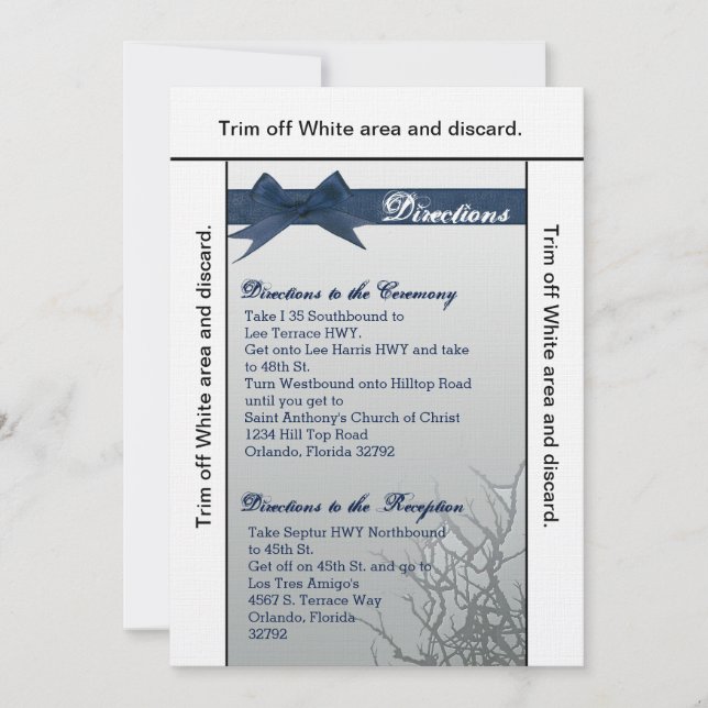 Convite 3.5x6 Direções Fosco Vidro rachado Espelho (Frente)