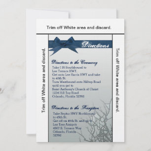 Convite 3.5x6 Direções Fosco Vidro rachado Espelho