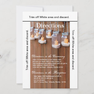 Convite 3,5x6 Luzes de velas de jardas de jardas de barram