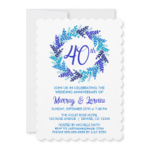 40º aniversário do Casamento Real da Terra Azul El