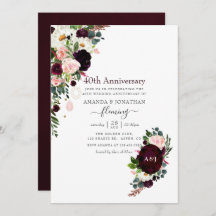 40º Aniversário do Casamento Ruby