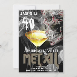 Convite 40º aniversário do Heavy Metal Conite GÓTICO de Vi