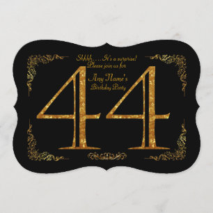 Convite 44,44 de Festa de aniversário,excelente Gatsby,pr