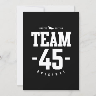 Convite 45 Anos de Idade - Presente Engraçado de 45º Anive