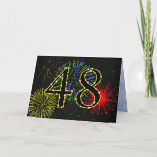 Convite 48th Birthday Party Invitation