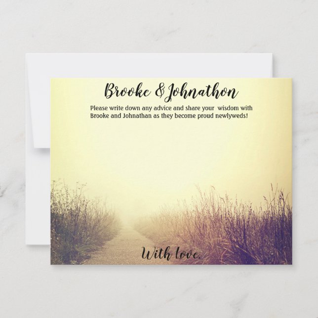 Convite 4.25x5.5 Advertice Card Sunrise Caminho do Caminho (Frente)