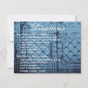 Convite 4.25x5.5 Tin no teto do painel de estanquidade da 