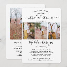 Convite 4 Chá de panela Virtual de Longa Distância do Scri