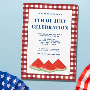 Convite 4 De Julho Celebração