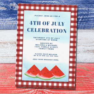 Convite 4 De Julho Celebração