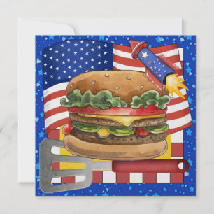 Convite 4 de julho - CHURRASCO Cook Out! SRF