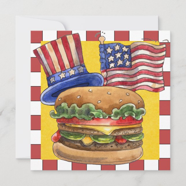 Convite 4 de julho, CHURRASCO Fresse! SRF (Frente)