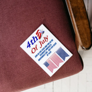 Convite 4 de julho Estrelas